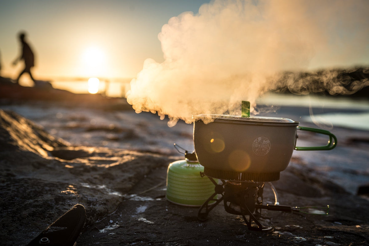 The Physics of Winter Backpacking Stoves
