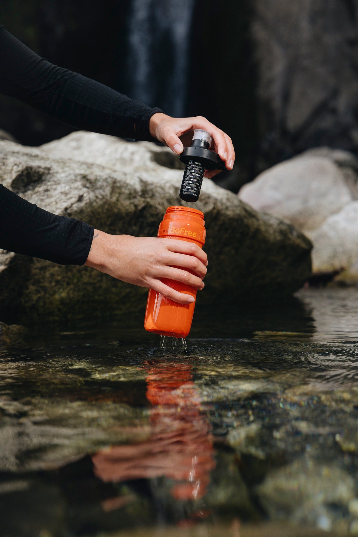 Katadyn BeFree AC Bottle 0.7L Rot