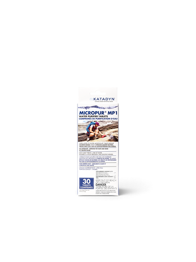 Katadyn Micropur MP1 Water Purifier Tablets (Package of 30)