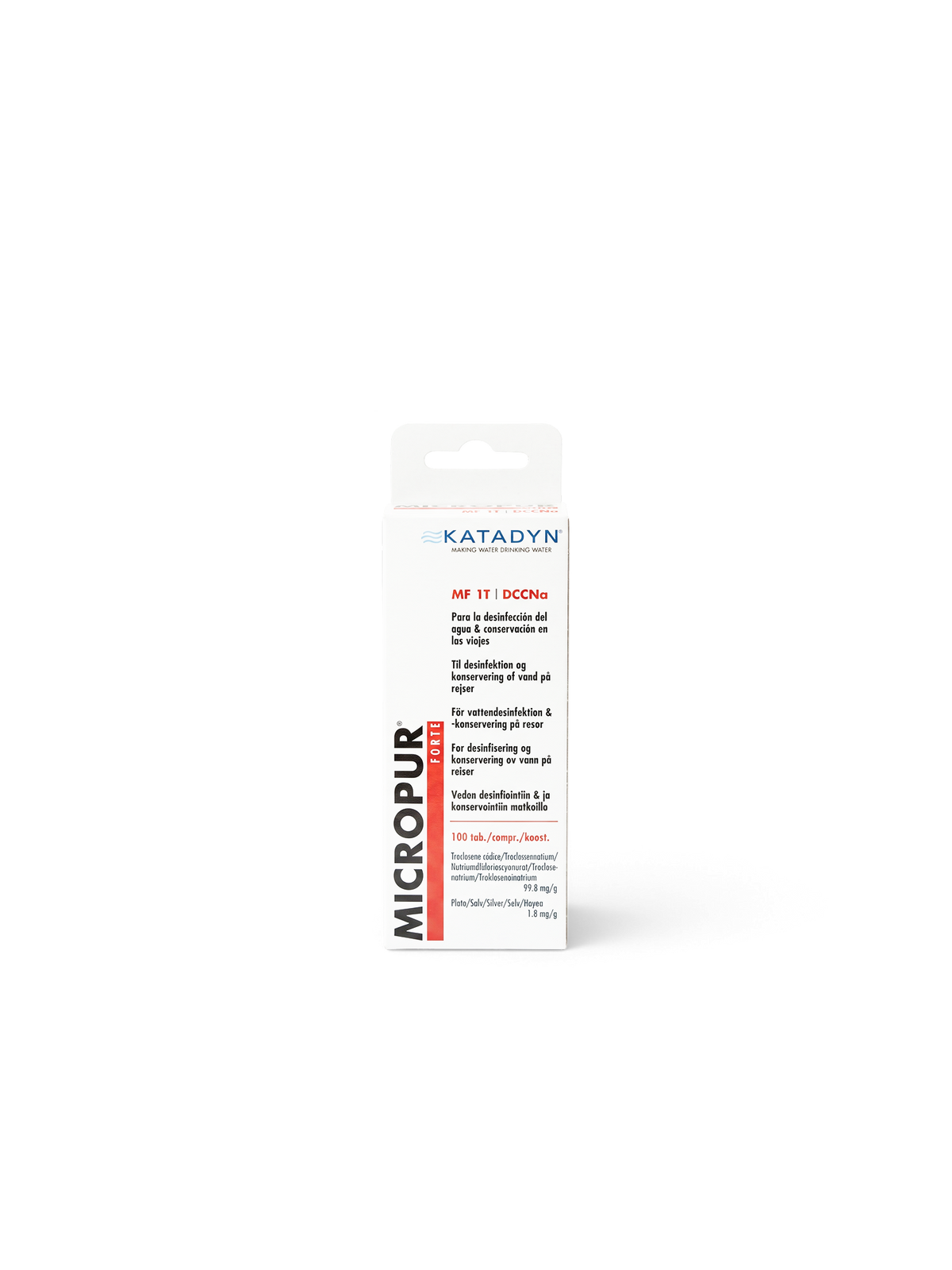 Katadyn Micropur Forte MF 1T DCCNa (DE/E/F/NL/IT)