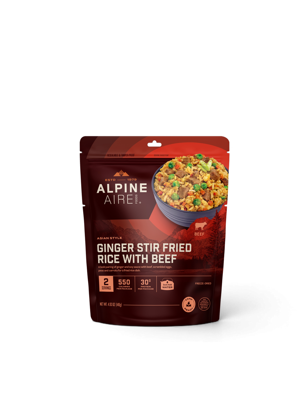 Ginger Stir Fried Rice With Beef