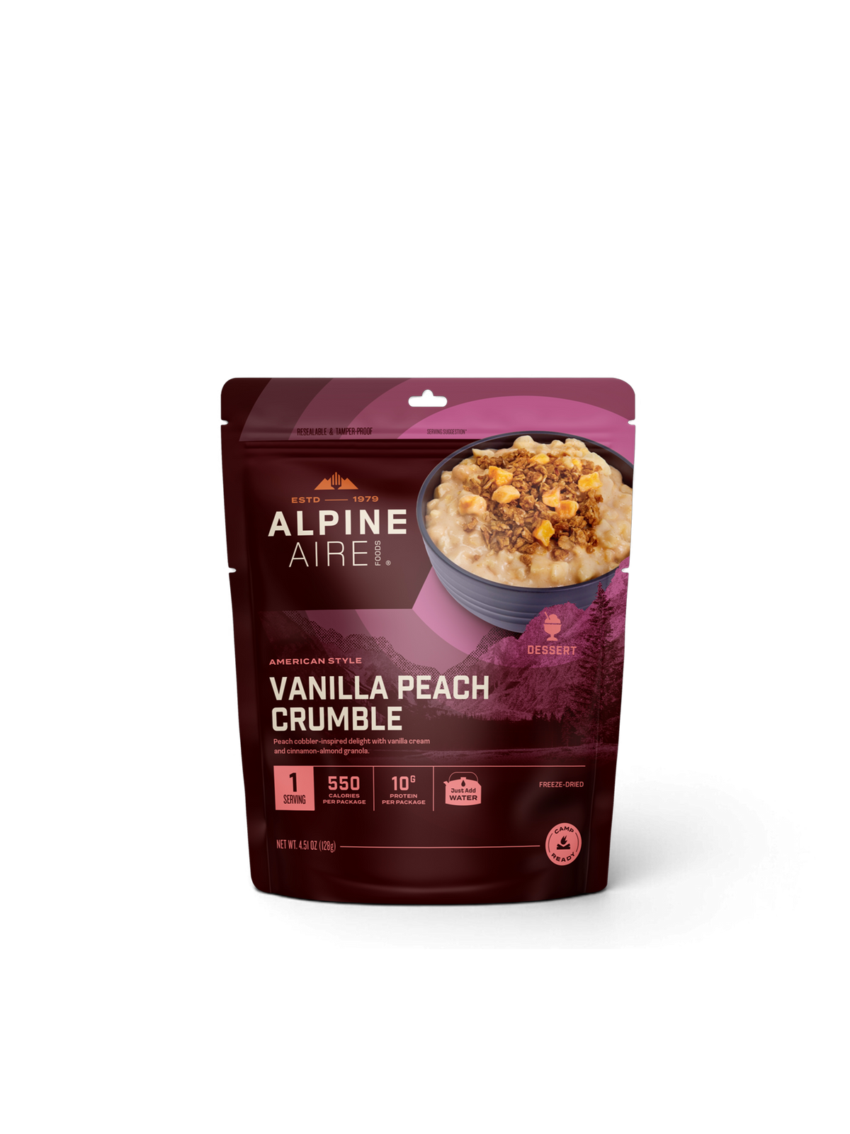 Vanilla Peach Crumble