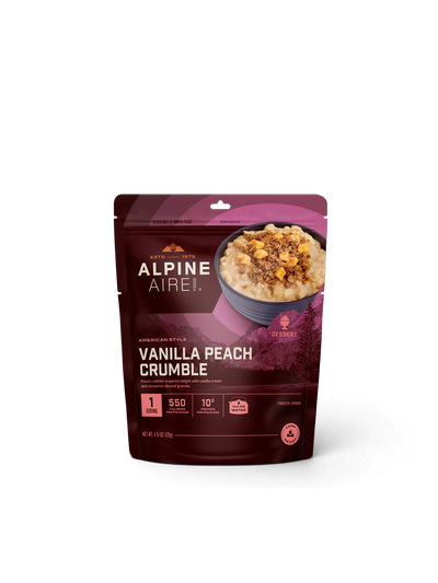 Vanilla Peach Crumble