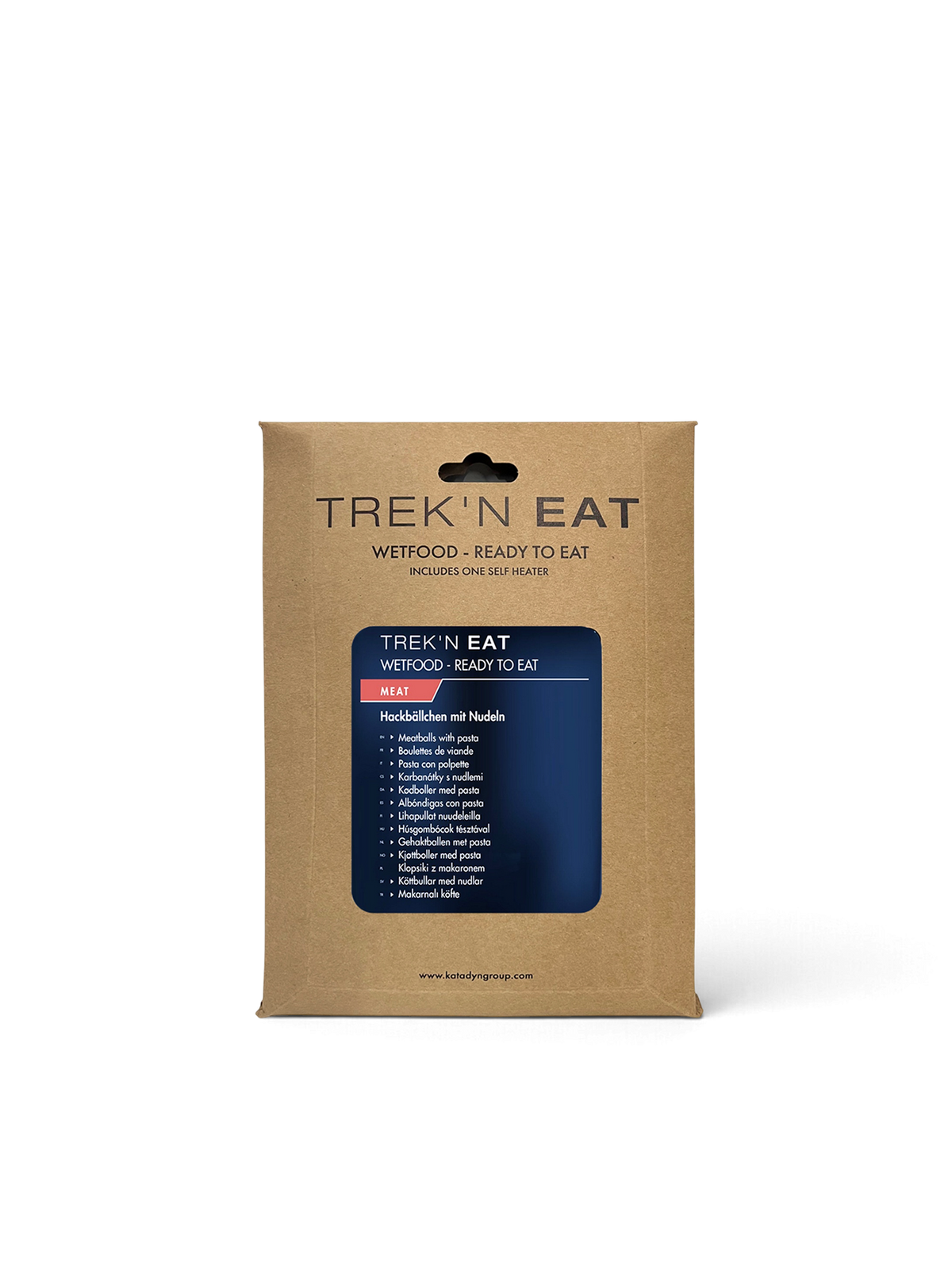 Trek'n Eat Meatballs with pasta with selfheater- Ready to Eat