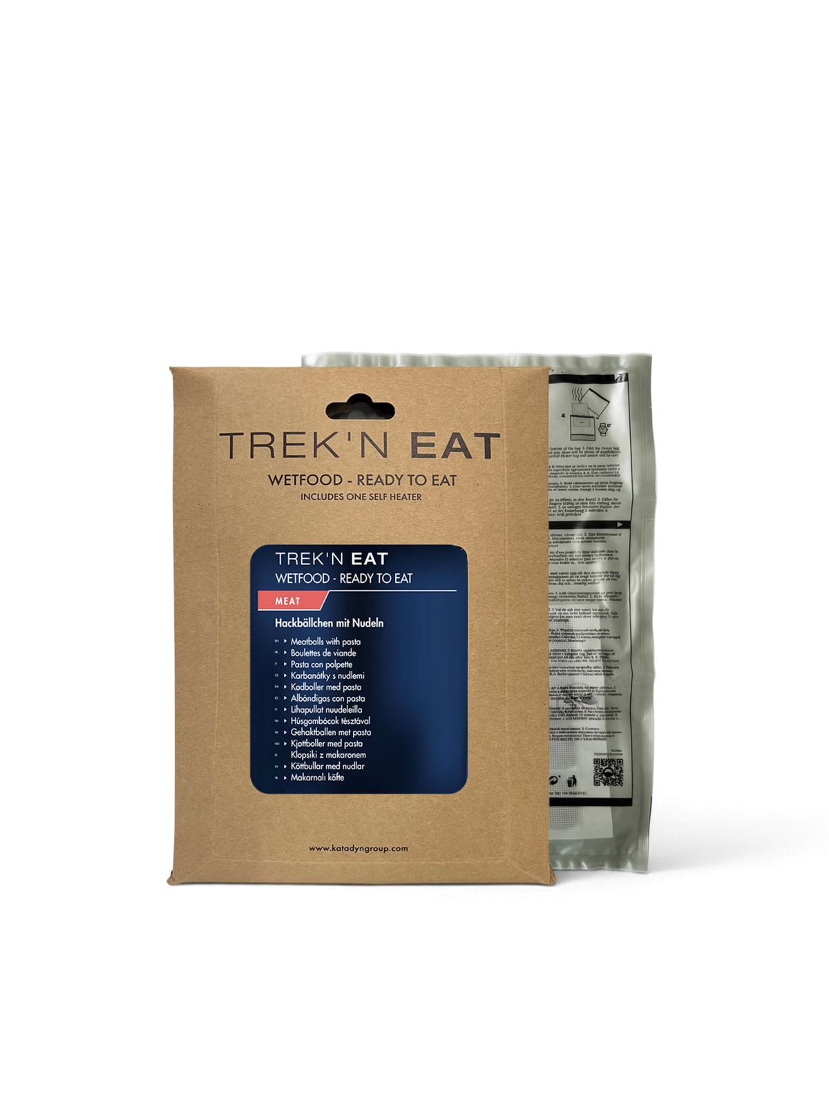 TREK'N EAT Meatballs with Pasta and Selfheater Bag