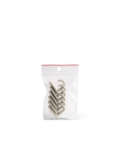 Set of 6 adhesive hooks for mosquito nets