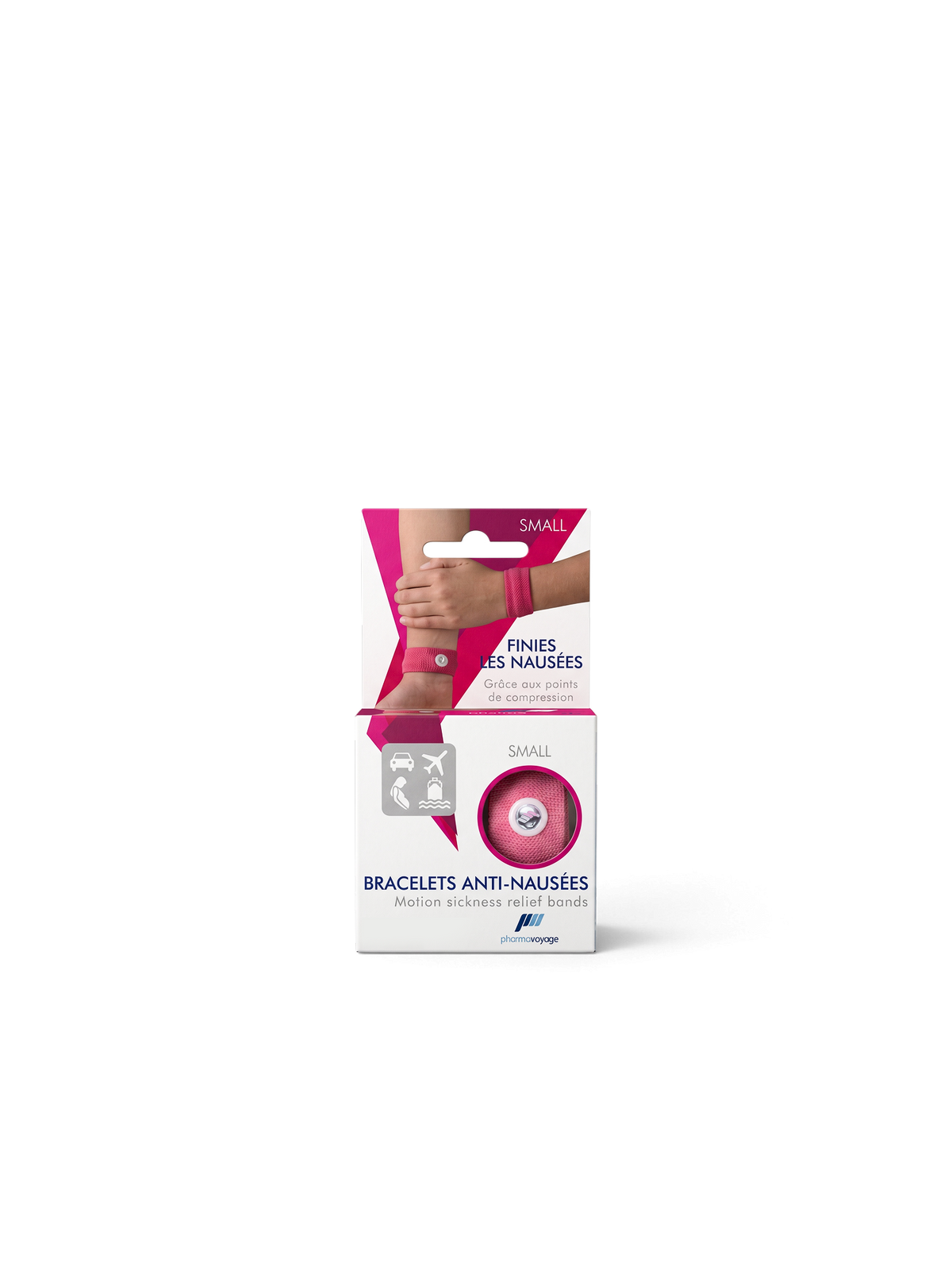 Anti-nausea bracelets Pink (Small)